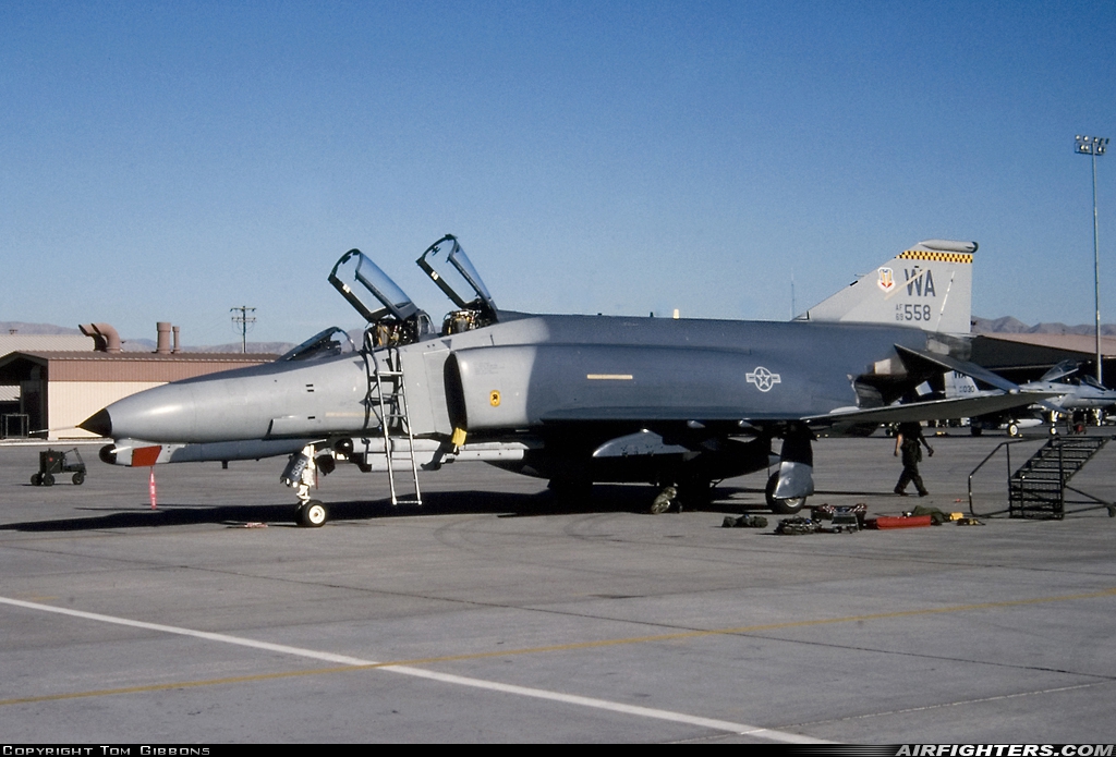 Photo ID 13511 by Tom Gibbons. USA Air Force McDonnell Douglas F 4G Phantom II, 69 7558