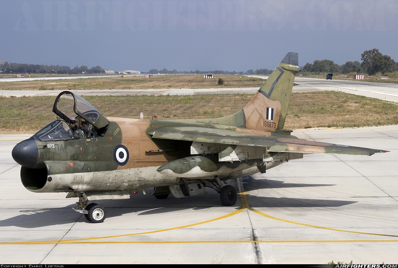 Photo ID 18060 by Chris Lofting. Greece Air Force LTV Aerospace A 7E Corsair II, 160873
