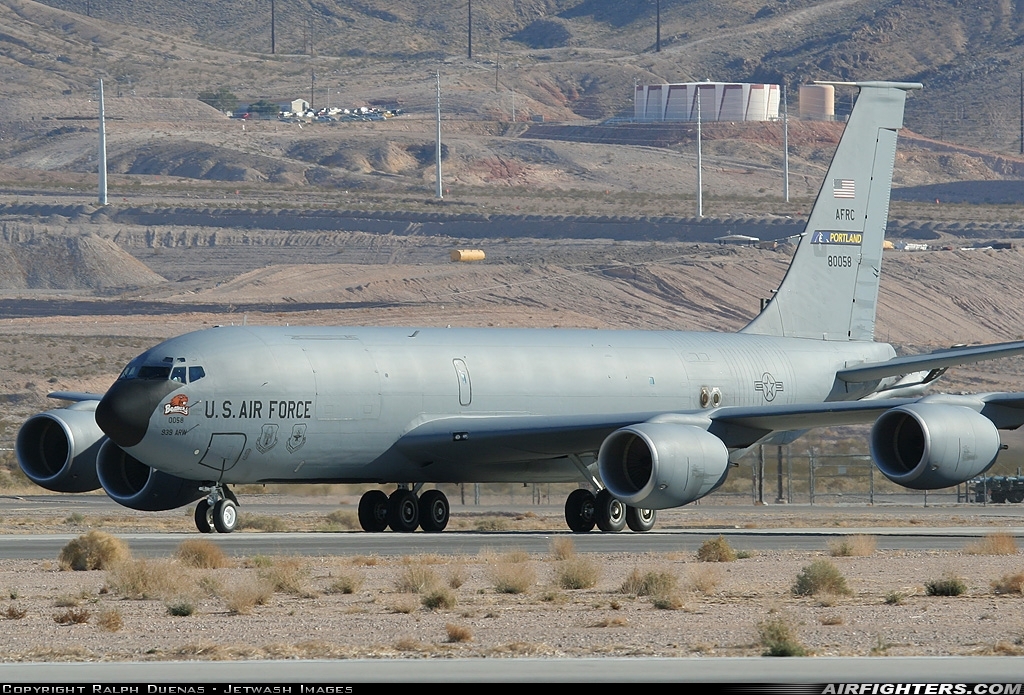 Photo ID 244 by Ralph Duenas - Jetwash Images. USA Air Force Boeing KC 135R Stratotanker 717 148, 58 0058
