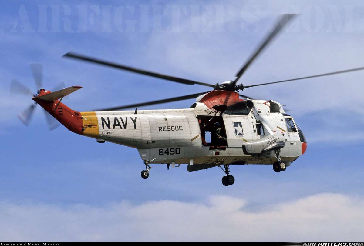 Photo ID 51342 by Mark Munzel. USA Navy Sikorsky SH 3D Sea King, 156490