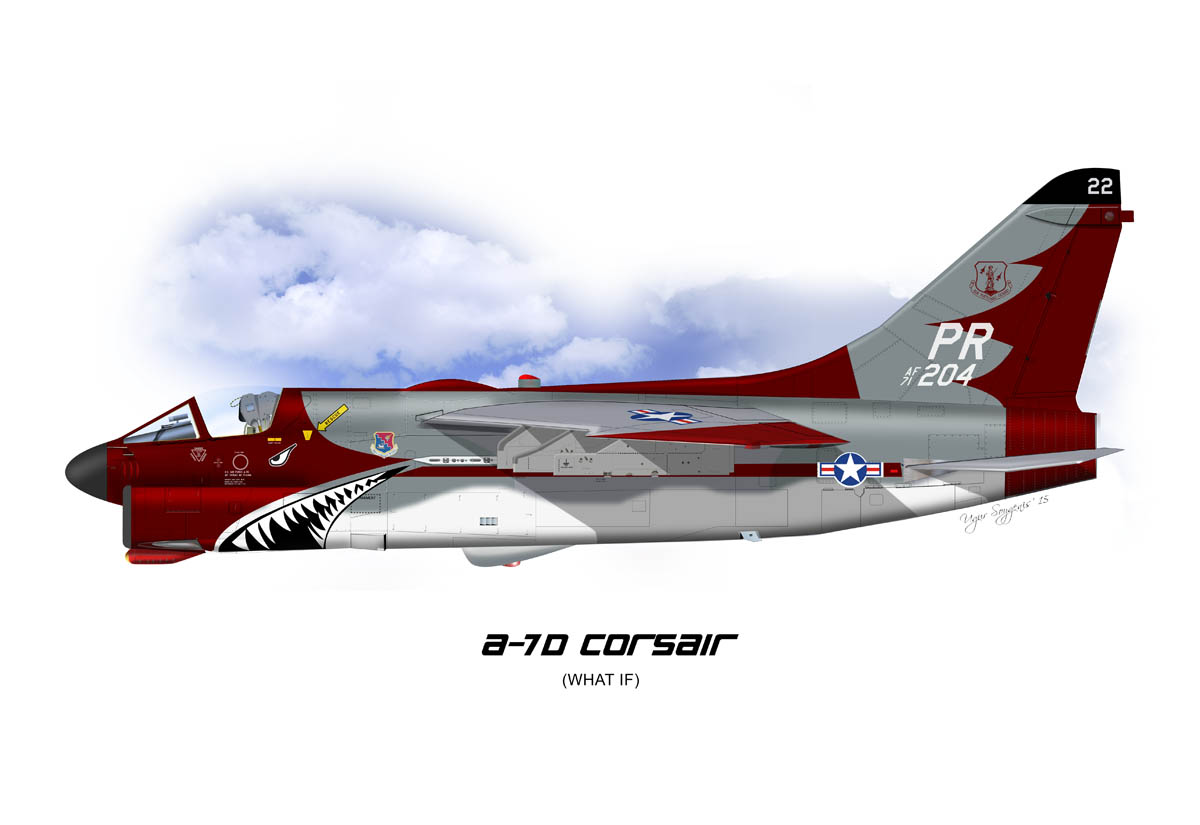 A-7D Corsair Profile