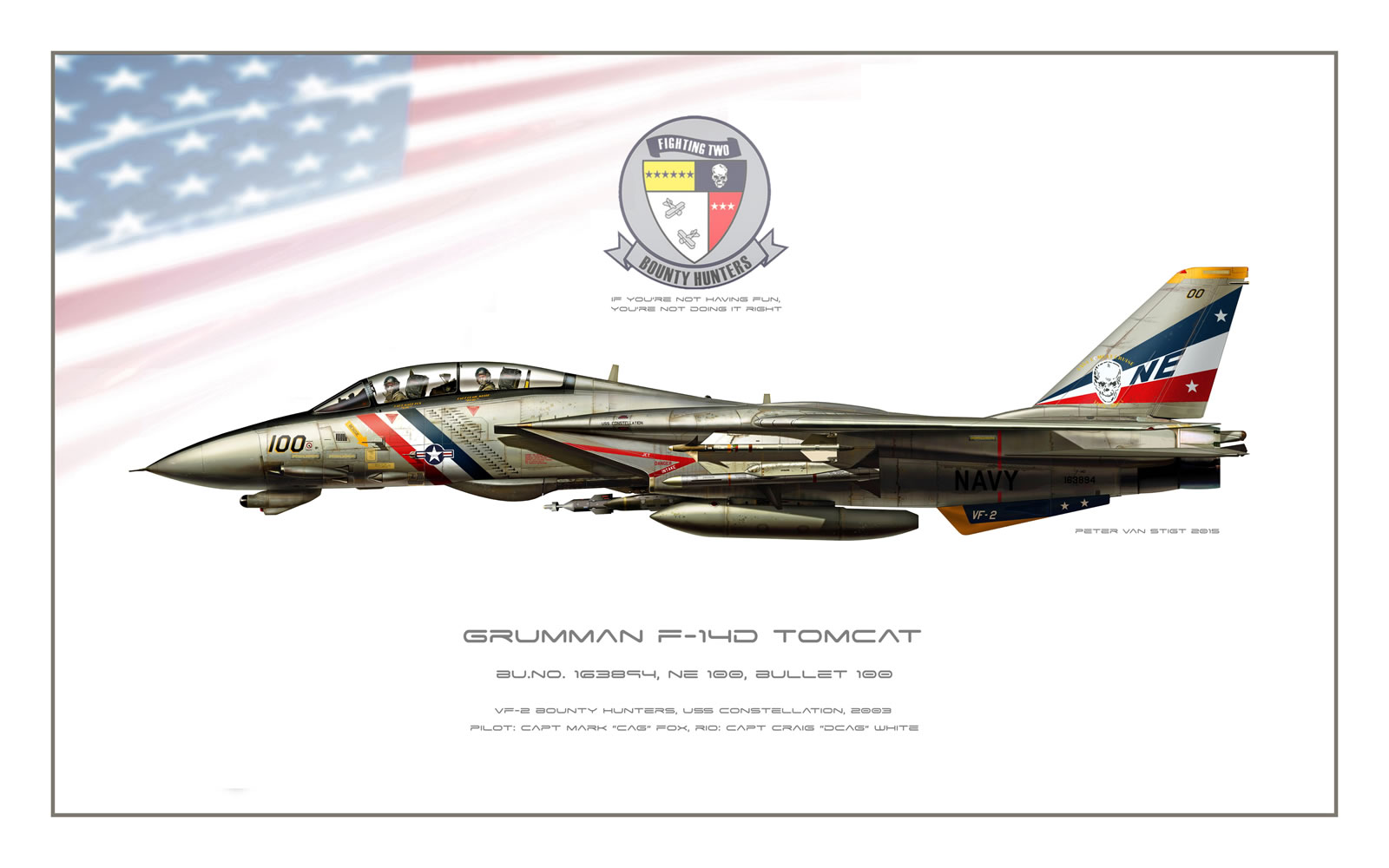 VF-2 Bounty Hunters F-14D Tomcat Profile
