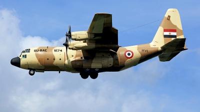 Photo ID 283120 by Carl Brent. Egypt Air Force Lockheed C 130H Hercules L 382, 1274