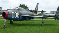 Photo ID 80837 by Carl Brent. Belgium Air Force Republic F 84F Thunderstreak, FU 36