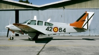 Photo ID 98093 by Joop de Groot. Spain Air Force Beech 95 B55 Baron, E 20 7