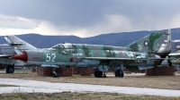 Photo ID 104023 by Kostas D. Pantios. Bulgaria Air Force Mikoyan Gurevich MiG 21MF, 52