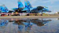 Photo ID 104842 by Medvedenko Oleg. Ukraine Air Force Sukhoi Su 27P,  