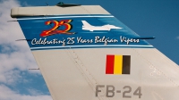 Photo ID 115885 by Radim Spalek. Belgium Air Force General Dynamics F 16BM Fighting Falcon, FB 24