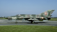 Photo ID 122679 by Joop de Groot. Bulgaria Air Force Mikoyan Gurevich MiG 21bis, 045