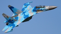 Photo ID 128372 by Maurice Kockro. Ukraine Air Force Sukhoi Su 27UB,  