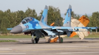 Photo ID 128405 by Rich Pittman. Ukraine Air Force Sukhoi Su 27UB,  