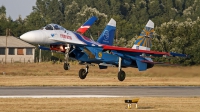 Photo ID 131781 by Niels Roman / VORTEX-images. Russia Air Force Sukhoi Su 27S, 10 BLUE