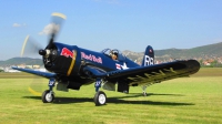 Photo ID 141774 by Péter Szentirmai. Private Red Bull Vought F4U 4 Corsair, OE EAS