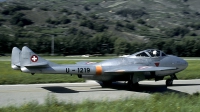 Photo ID 146954 by Joop de Groot. Switzerland Air Force De Havilland DH 115 Vampire T 55, U 1219