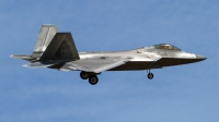 Photo ID 147179 by Laurence M Bean. USA Air Force Lockheed Martin F 22A Raptor, 03 4052