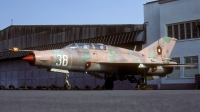 Photo ID 20409 by Chris Lofting. Bulgaria Air Force Mikoyan Gurevich MiG 21UM, 38