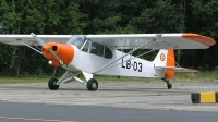 Photo ID 168658 by Arie van Groen. Belgium Air Force Piper L 21B Super Cub PA 18 135, LB 03