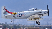 Photo ID 178701 by W.A.Kazior. Private Comanche Warbirds Inc Douglas A 1D Skyraider AD 4NA, NX409Z