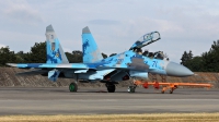 Photo ID 182839 by Milos Ruza. Ukraine Air Force Sukhoi Su 27UB1M, B 1831M1