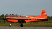 Photo ID 189784 by Jan Eenling. Switzerland Air Force Pilatus PC 7 Turbo Trainer, A 917