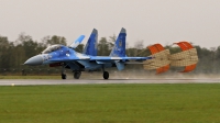 Photo ID 199253 by Milos Ruza. Ukraine Air Force Sukhoi Su 27UB,  