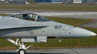 Photo ID 201313 by Sven Zimmermann. Switzerland Air Force McDonnell Douglas F A 18C Hornet, J 5017