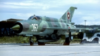 Photo ID 203541 by Carl Brent. Bulgaria Air Force Mikoyan Gurevich MiG 21bis SAU, 362
