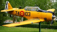 Photo ID 208219 by F. Javier Sánchez Gómez. Spain Air Force North American T 6G Texan, E 16 122