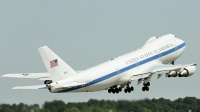 Photo ID 209636 by David F. Brown. USA Air Force Boeing E 4B 747 200B, 73 1676