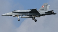 Photo ID 224029 by Rainer Mueller. Switzerland Air Force McDonnell Douglas F A 18C Hornet, J 5003