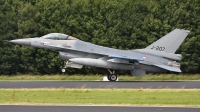 Photo ID 26900 by mark van der vliet. Netherlands Air Force General Dynamics F 16AM Fighting Falcon, J 207