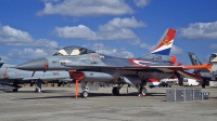 Photo ID 244657 by Peter Fothergill. Netherlands Air Force General Dynamics F 16A Fighting Falcon, J 508