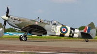 Photo ID 255430 by Tim Lowe. Private Biggin Hill Heritage Hangar Supermarine 509 Spitfire T 9, G BMSB