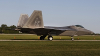 Photo ID 255775 by David F. Brown. USA Air Force Lockheed Martin F 22A Raptor, 09 4185