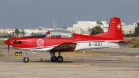 Photo ID 258070 by Duncan Portelli Malta. Switzerland Air Force Pilatus NCPC 7 Turbo Trainer, A 931