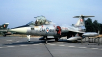 Photo ID 260314 by Mat Herben. Canada Air Force Canadair CF 104D Starfighter CL 90, 104653