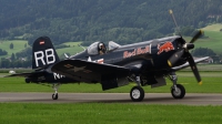 Photo ID 36941 by Gyula Rácz. Private Red Bull Vought F4U 4 Corsair, OE EAS