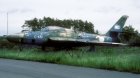 Photo ID 42375 by Joop de Groot. Denmark Air Force Republic RF 84F Thunderflash, C 651