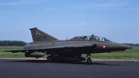 Photo ID 44934 by Lieuwe Hofstra. Denmark Air Force Saab TF35 Draken, AT 158