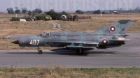 Photo ID 5812 by Chris Lofting. Bulgaria Air Force Mikoyan Gurevich MiG 21bis SAU, 407