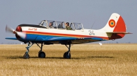 Photo ID 52467 by Carl Brent. Romania Air Force Yakovlev Aerostar Iak 52 Yak 52, 34