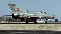 Photo ID 61852 by Carl Brent. Bulgaria Air Force Mikoyan Gurevich MiG 21UM, 36