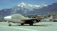 Photo ID 63069 by Carl Brent. Switzerland Air Force De Havilland DH 115 Vampire T 55, U 1228