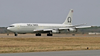 Photo ID 74154 by David F. Brown. Company Owned Omega Air Services Boeing 707 321B, N707AR