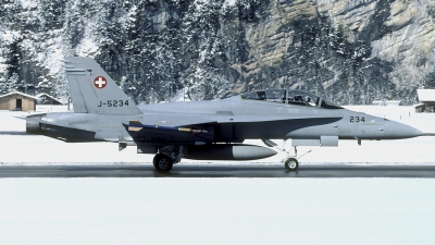 Photo ID 80069 by Joop de Groot. Switzerland Air Force McDonnell Douglas F A 18D Hornet, J 5234