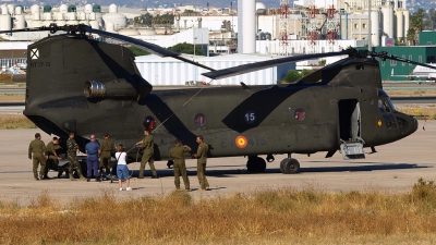 Photo ID 81086 by Manuel Fernandez. Spain Army Boeing Vertol CH 47D Chinook, HT 17 15