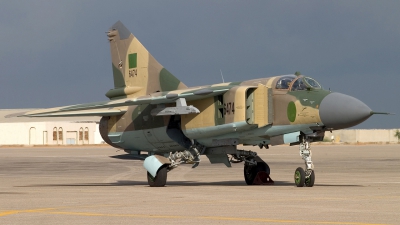 Photo ID 82054 by Chris Lofting. Libya Air Force Mikoyan Gurevich MIG 23MLD, 6474