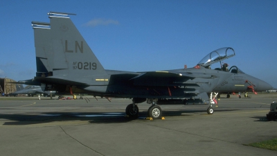 Photo ID 82759 by Peter Boschert. USA Air Force McDonnell Douglas F 15E Strike Eagle, 97 0219