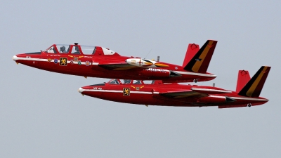 Photo ID 10487 by Guy Trips. Belgium Air Force Fouga CM 170 Magister, MT26