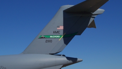 Photo ID 10566 by Martin Kubo. USA Air Force Boeing C 17A Globemaster III, 02 1110